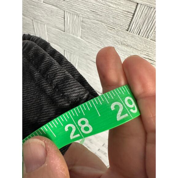 Old Navy women’s black jeans mid rise OG straight casual denim Goth plus size - Picture 9 of 11